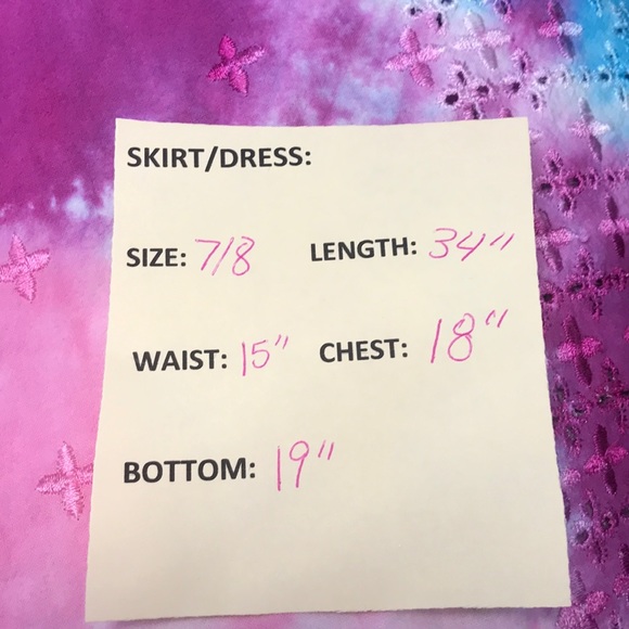 Hand Tied TYE DYE Dress NWOT - Picture 8 of 8